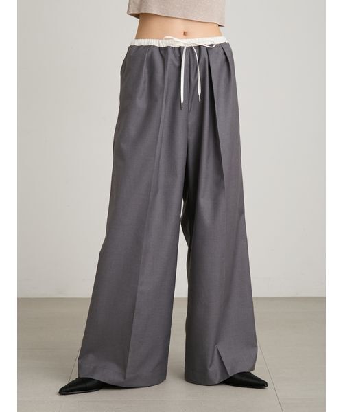 MIESROHE(ミースロエ)の「ウォッシャブルスーツパンツ(その他パンツ・レディース・ブラック/ベージュ/グレー・0/1)」の13枚目の写真