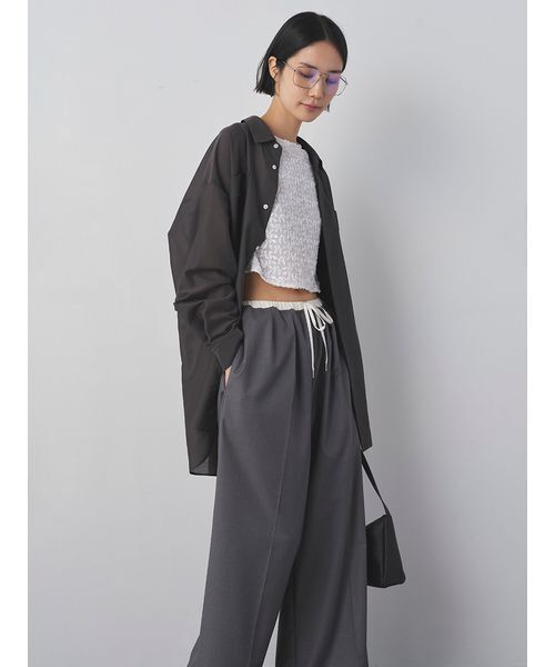 MIESROHE(ミースロエ)の「ウォッシャブルスーツパンツ(その他パンツ・レディース・ブラック/ベージュ/グレー・0/1)」の6枚目の写真