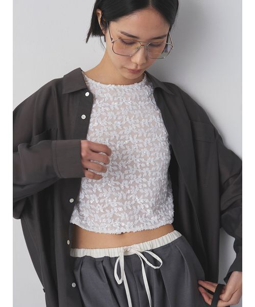 MIESROHE(ミースロエ)の「ウォッシャブルスーツパンツ(その他パンツ・レディース・ブラック/ベージュ/グレー・0/1)」の7枚目の写真