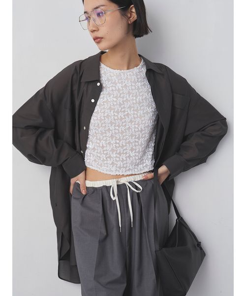MIESROHE(ミースロエ)の「ウォッシャブルスーツパンツ(その他パンツ・レディース・ブラック/ベージュ/グレー・0/1)」の8枚目の写真