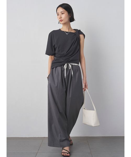 MIESROHE(ミースロエ)の「ウォッシャブルスーツパンツ(その他パンツ・レディース・ブラック/ベージュ/グレー・0/1)」の9枚目の写真