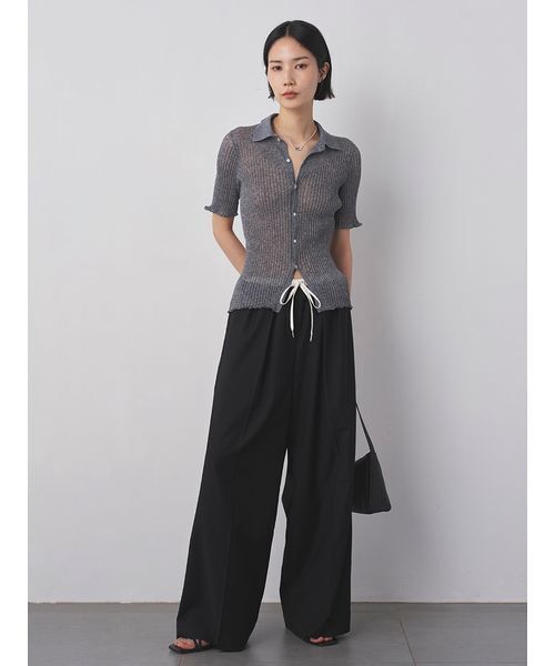 MIESROHE(ミースロエ)の「ウォッシャブルスーツパンツ(その他パンツ・レディース・ブラック/ベージュ/グレー・0/1)」の22枚目の写真