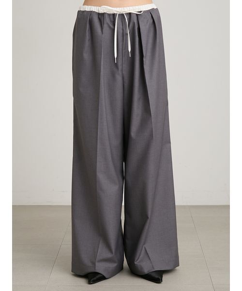 MIESROHE(ミースロエ)の「ウォッシャブルスーツパンツ(その他パンツ・レディース・ブラック/ベージュ/グレー・0/1)」の14枚目の写真