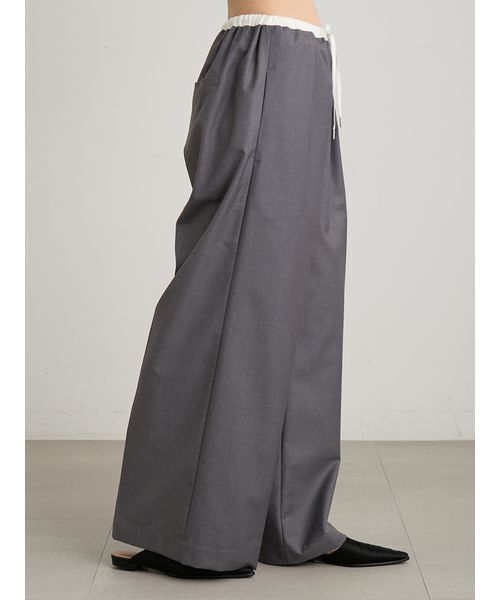 MIESROHE(ミースロエ)の「ウォッシャブルスーツパンツ(その他パンツ・レディース・ブラック/ベージュ/グレー・0/1)」の15枚目の写真