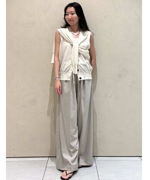 MIESROHE(ミースロエ)の「ウォッシャブルスーツパンツ(その他パンツ・レディース・ブラック/ベージュ/グレー・0/1)」の6枚目の写真