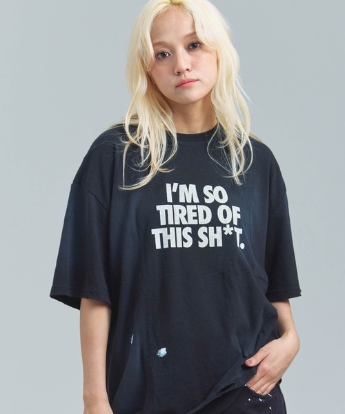JACKROSE(ジャックローズ)の「JE-ハード加工・ロゴSSTEE(Tシャツ/カットソー・メンズ・ホワイト/ブラック・FREE)」の20枚目の写真