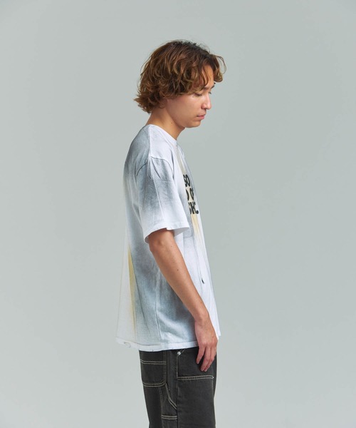 JACKROSE(ジャックローズ)の「JE-ハード加工・ロゴSSTEE(Tシャツ/カットソー・メンズ・ホワイト/ブラック・FREE)」の7枚目の写真