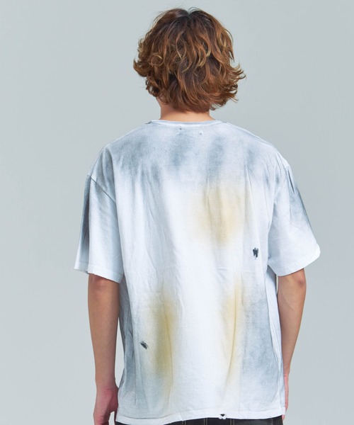 JACKROSE(ジャックローズ)の「JE-ハード加工・ロゴSSTEE(Tシャツ/カットソー・メンズ・ホワイト/ブラック・FREE)」の8枚目の写真