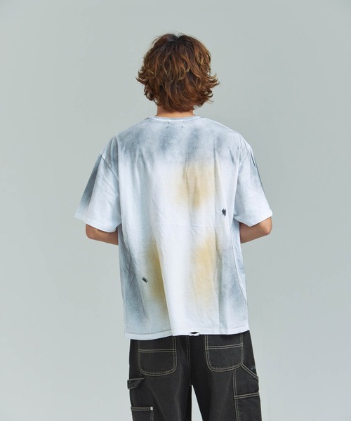 JACKROSE(ジャックローズ)の「JE-ハード加工・ロゴSSTEE(Tシャツ/カットソー・メンズ・ホワイト/ブラック・FREE)」の9枚目の写真