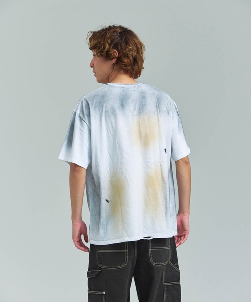 JACKROSE(ジャックローズ)の「JE-ハード加工・ロゴSSTEE(Tシャツ/カットソー・メンズ・ホワイト/ブラック・FREE)」の10枚目の写真