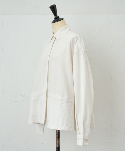 LIVETART(リヴェタート)の「《KHADI&CO》比翼コットンシャツ(シャツ/ブラウス・レディース・ホワイト・MEDIUM)」の3枚目の写真