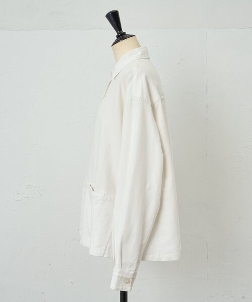 LIVETART(リヴェタート)の「《KHADI&CO》比翼コットンシャツ(シャツ/ブラウス・レディース・ホワイト・MEDIUM)」の4枚目の写真