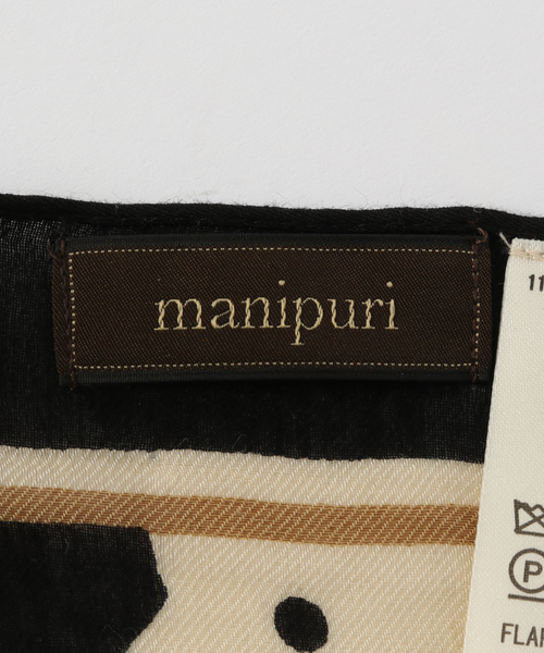 La TOTALITE(ラトータリテ)の「manipuri/マニプリ コットンシルクストール デイジー(ストール/ショール・レディース・ベージュ・FREE)」の8枚目の写真