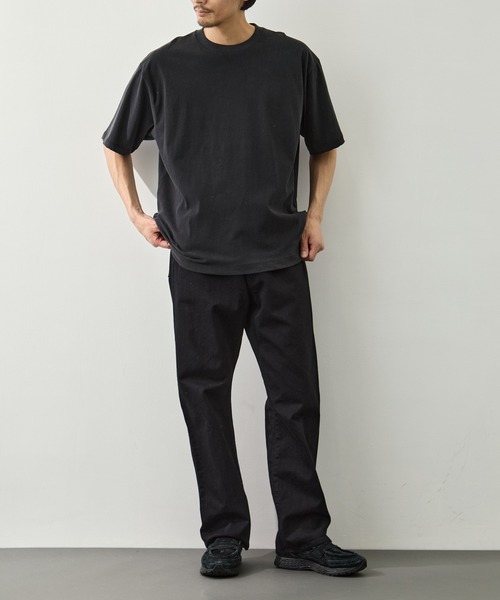 ATON(エイトン)の「【ATON/エイトン】AGING FRESCA PLATE LOOSE FIT T-SHIRT(Tシャツ/カットソー・メンズ・ダークグレー・4/6)」の10枚目の写真
