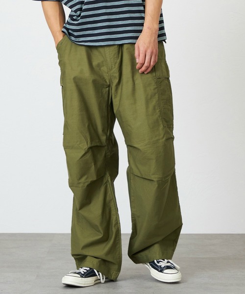 EDWIN(エドウィン)の「ヴィンテージ カーゴパンツ(カーゴパンツ・メンズ・オリーブ/ブラック・LARGE/MEDIUM/SMALL)」の2枚目の写真
