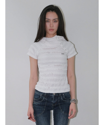 FRILL HOODIE [IVORY]