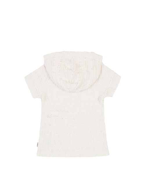 ORDINARY HOLIDAY（オーディナリー ホリデー）の「FRILL HOODIE [IVORY]（Tシャツ/カットソー・レディース・その他・FREE）」の4枚目の写真