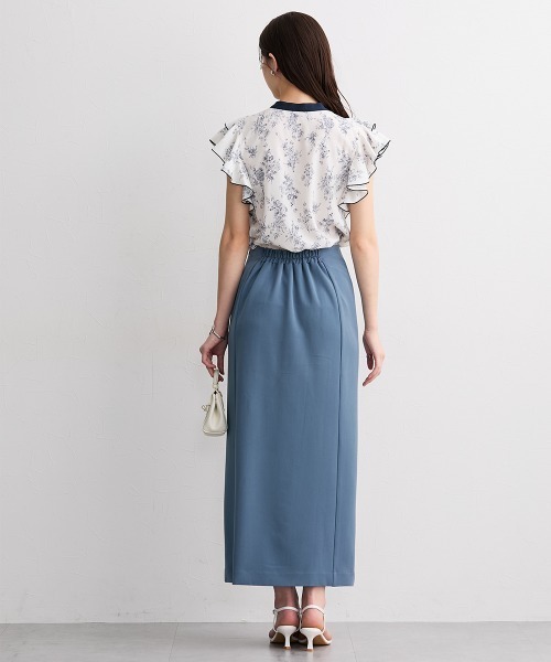 slattgir(スラットジール)の「高身長 デシンブーケプリントブラウス(トールサイズ)(シャツ/ブラウス・レディース・ブラック/オフホワイト・TLL/T3L/T4L/T5L/TM/TL)」の21枚目の写真