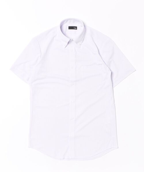 TAKA-Q(タカキュー)の「ワイシャツ メンズ ストレッチ 吸水速乾 ノンアイロン ボタンダウン 半袖 ビジネス ドレス NEWスタンダードフィット(ビジネスシャツ・メンズ・パープル・MEDIUM/X-LARGE/3L/LARGE/S)」の2枚目の写真