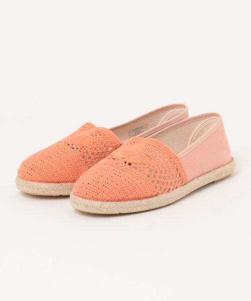 Hawkins(ホーキンス)の「HAWKINS ホーキンス CLOE エスパドリーユ HW20408 CORAL(スニーカー・レディース・オレンジ・36/37/38/39)」の1枚目の写真