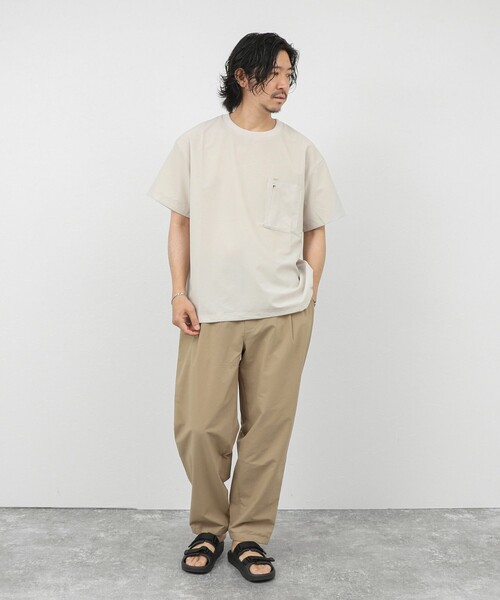 NANGA（ナンガ）の「《セットアップ対応》【NANGA】DotAir タックテーパードパンツ 通気速乾 26SS（その他パンツ・メンズ・ベージュ/ブラック・M/L）」の15枚目の写真