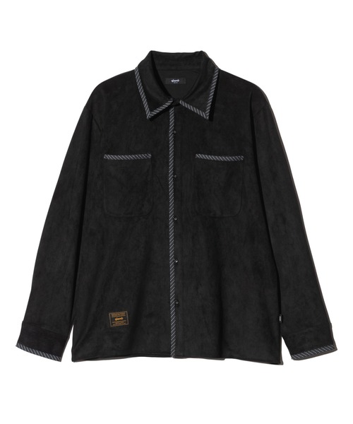 glamb(グラム)の「Velour Pajamas Shirt / ベロアパジャマシャツ(シャツ/ブラウス・メンズ・ブラック/カーキ・S/M/L)」の3枚目の写真