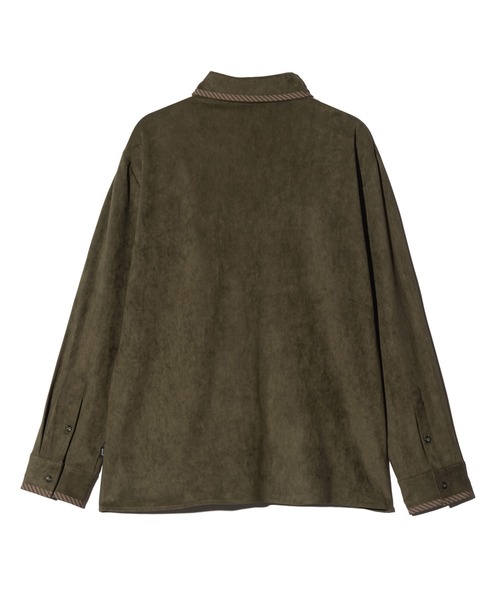 glamb(グラム)の「Velour Pajamas Shirt / ベロアパジャマシャツ(シャツ/ブラウス・メンズ・ブラック/カーキ・S/M/L)」の5枚目の写真