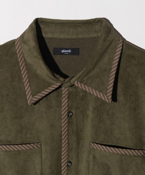glamb(グラム)の「Velour Pajamas Shirt / ベロアパジャマシャツ(シャツ/ブラウス・メンズ・ブラック/カーキ・S/M/L)」の10枚目の写真