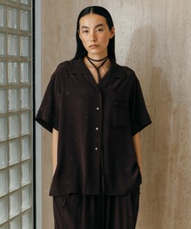 CREDONA｜クレドナのシャツ/ブラウス（ブラウン/茶色系・半袖）通販