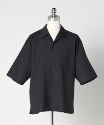 LOEFF | <LOEFF>トロピカルウール ショートスリーブ シャツ ピンストライプ MENS(シャツ/ブラウス)
