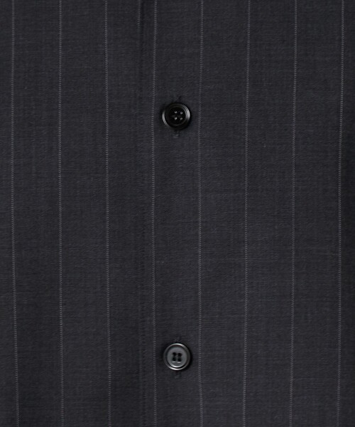 LOEFF(ロエフ)の「<LOEFF>トロピカルウール ショートスリーブ シャツ ピンストライプ MENS(シャツ/ブラウス・メンズ・ダークグレー・2/1)」の6枚目の写真