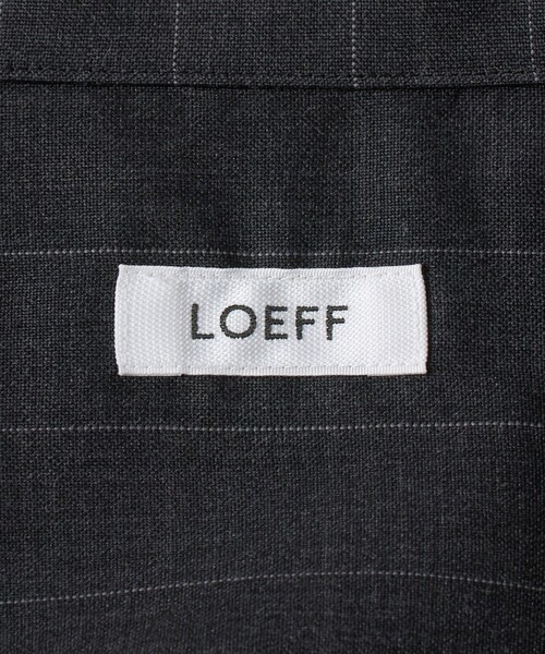 LOEFF(ロエフ)の「<LOEFF>トロピカルウール ショートスリーブ シャツ ピンストライプ MENS(シャツ/ブラウス・メンズ・ダークグレー・2/1)」の8枚目の写真