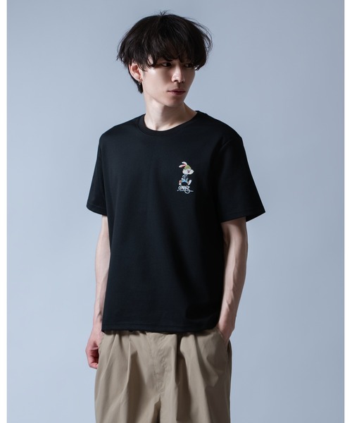 Crownor(クラウノアー)の「ストリートバニー 半袖Tシャツ(Tシャツ/カットソー・メンズ・グレー/ホワイト/ブラック・LARGE/MEDIUM)」の11枚目の写真