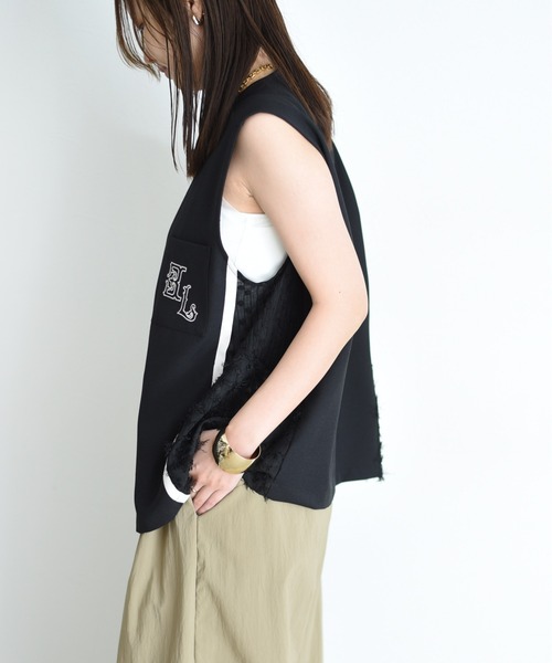 リネンライク サイドラインエンブロジレ Eimee Law│Eimee Law