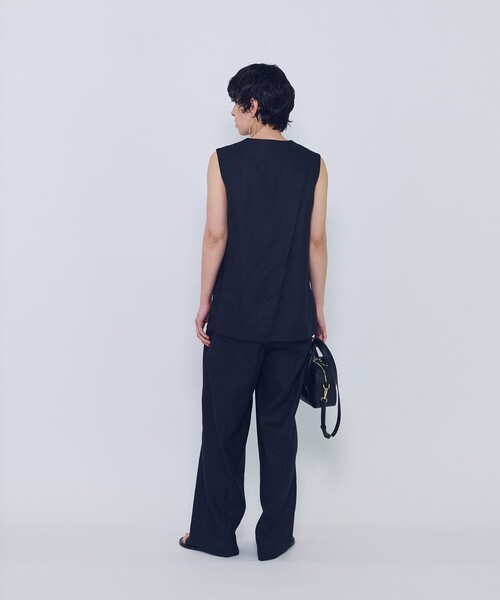 1er Arrondissement(プルミエアロンディスモン)の「リネンペーパーへリンボングルカパンツ(その他パンツ・レディース・モカ/ブラック系その他3・38/36)」の13枚目の写真