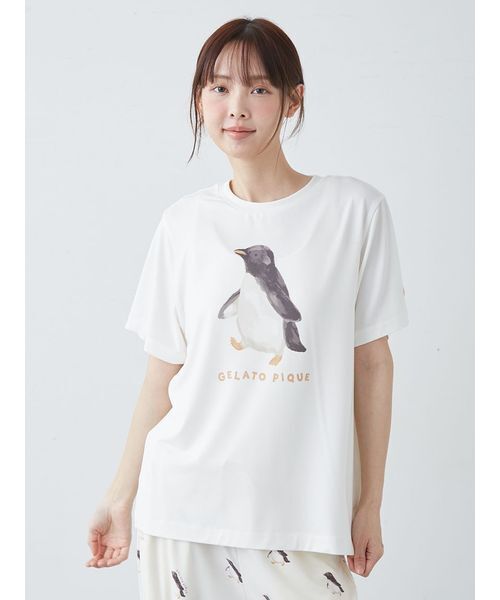 ONLINE限定】【接触冷感】シーアニマル柄ワンポイントTシャツ&ショート