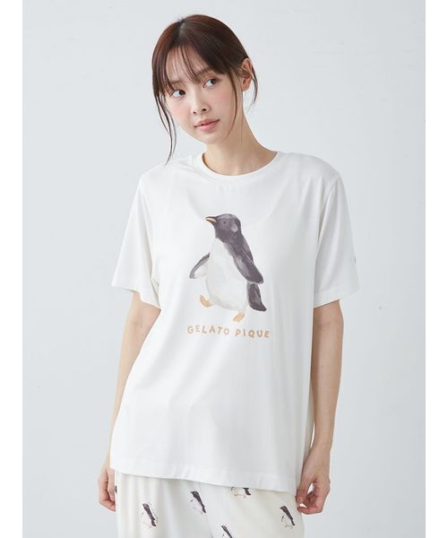 ONLINE限定】【接触冷感】シーアニマル柄ワンポイントTシャツ&ショート
