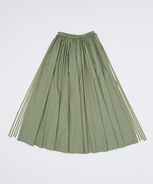 SOEMIN(ソミン)の「Long flared skirt/ロングフレアスカート(スカート・レディース・ブラック/カーキ・FREE)」の15枚目の写真