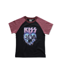 [KISS] ウーマンハートTシャツ（ダストピンク）