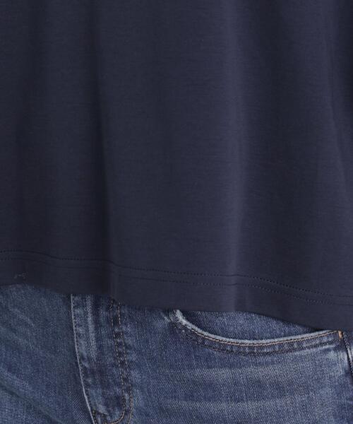 NANO universe(ナノユニバース)の「チュールスリーブスムースカットソー(Tシャツ/カットソー・レディース・オフホワイト/ネイビー/グレー・FREE)」の11枚目の写真
