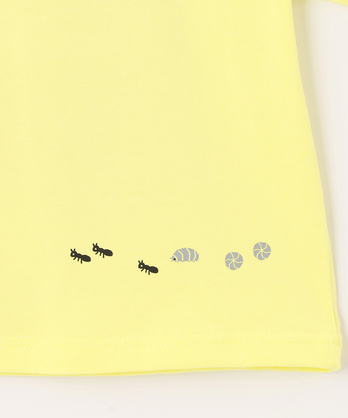 kladskap(クレードスコープ)の「虫カゴ半袖Tシャツ(Tシャツ/カットソー・キッズ・サックスブルー/イエロー・90cm/110cm/100cm/120cm/130cm)」の5枚目の写真