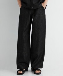 【数量限定/SETUP可】9.5oz LINEN DENIM ペインターパンツ |リネン混/サマーデニム/防臭性/抗菌/抗酸化/梅雨対策/べた付き防止/ムレ防止
