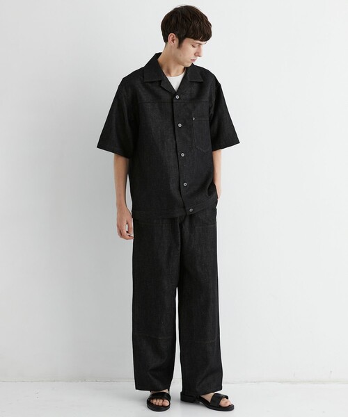 UNITED TOKYO(ユナイテッドトウキョウ)の「【数量限定/SETUP可】9.5oz LINEN DENIM ペインターパンツ |リネン混/サマーデニム/防臭性/抗菌/抗酸化/梅雨対策/べた付き防止/ムレ防止(その他パンツ・メンズ・インディゴブルー/ブラック・1/2)」の9枚目の写真