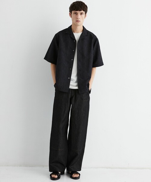 UNITED TOKYO(ユナイテッドトウキョウ)の「【数量限定/SETUP可】9.5oz LINEN DENIM ペインターパンツ |リネン混/サマーデニム/防臭性/抗菌/抗酸化/梅雨対策/べた付き防止/ムレ防止(その他パンツ・メンズ・インディゴブルー/ブラック・1/2)」の6枚目の写真