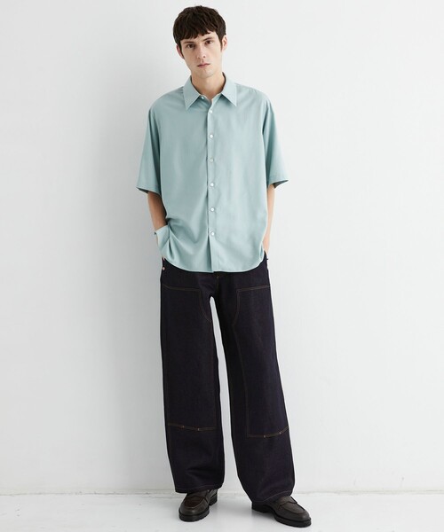 UNITED TOKYO(ユナイテッドトウキョウ)の「【数量限定/SETUP可】9.5oz LINEN DENIM ペインターパンツ |リネン混/サマーデニム/防臭性/抗菌/抗酸化/梅雨対策/べた付き防止/ムレ防止(その他パンツ・メンズ・インディゴブルー/ブラック・1/2)」の5枚目の写真