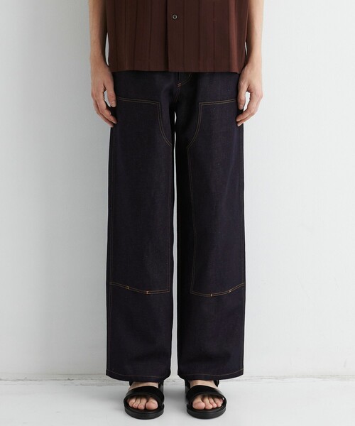 UNITED TOKYO(ユナイテッドトウキョウ)の「【数量限定/SETUP可】9.5oz LINEN DENIM ペインターパンツ |リネン混/サマーデニム/防臭性/抗菌/抗酸化/梅雨対策/べた付き防止/ムレ防止(その他パンツ・メンズ・インディゴブルー/ブラック・1/2)」の21枚目の写真