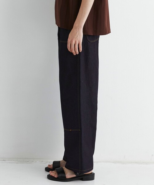 UNITED TOKYO(ユナイテッドトウキョウ)の「【数量限定/SETUP可】9.5oz LINEN DENIM ペインターパンツ |リネン混/サマーデニム/防臭性/抗菌/抗酸化/梅雨対策/べた付き防止/ムレ防止(その他パンツ・メンズ・インディゴブルー/ブラック・1/2)」の20枚目の写真