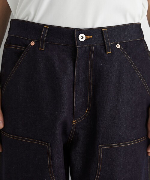 UNITED TOKYO(ユナイテッドトウキョウ)の「【数量限定/SETUP可】9.5oz LINEN DENIM ペインターパンツ |リネン混/サマーデニム/防臭性/抗菌/抗酸化/梅雨対策/べた付き防止/ムレ防止(その他パンツ・メンズ・インディゴブルー/ブラック・1/2)」の18枚目の写真