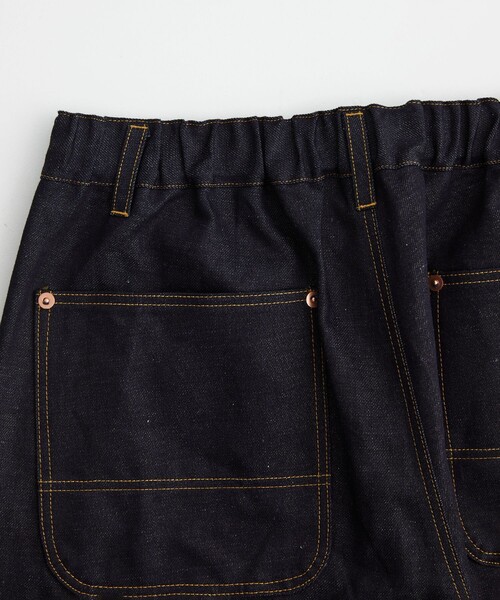 UNITED TOKYO(ユナイテッドトウキョウ)の「【数量限定/SETUP可】9.5oz LINEN DENIM ペインターパンツ |リネン混/サマーデニム/防臭性/抗菌/抗酸化/梅雨対策/べた付き防止/ムレ防止(その他パンツ・メンズ・インディゴブルー/ブラック・1/2)」の10枚目の写真