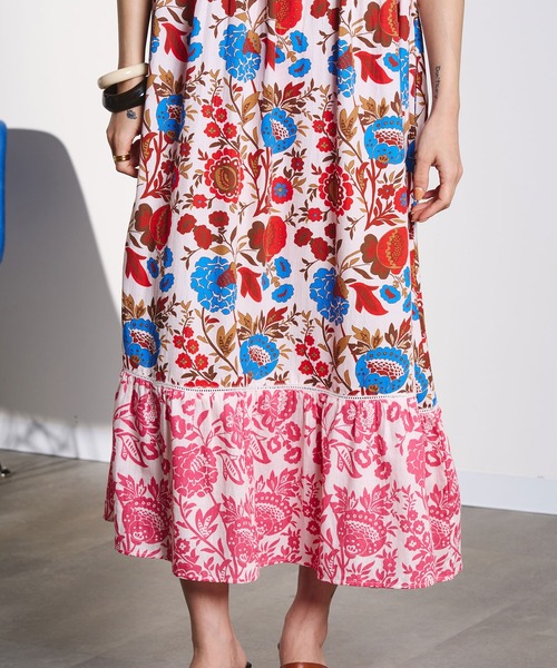 HLAADA(フラーダ)の「HLAADA for ROSEBUD/FLOWER PRINT DRESS(ワンピース・レディース・レッド/マルチ・ONE SIZE)」の19枚目の写真